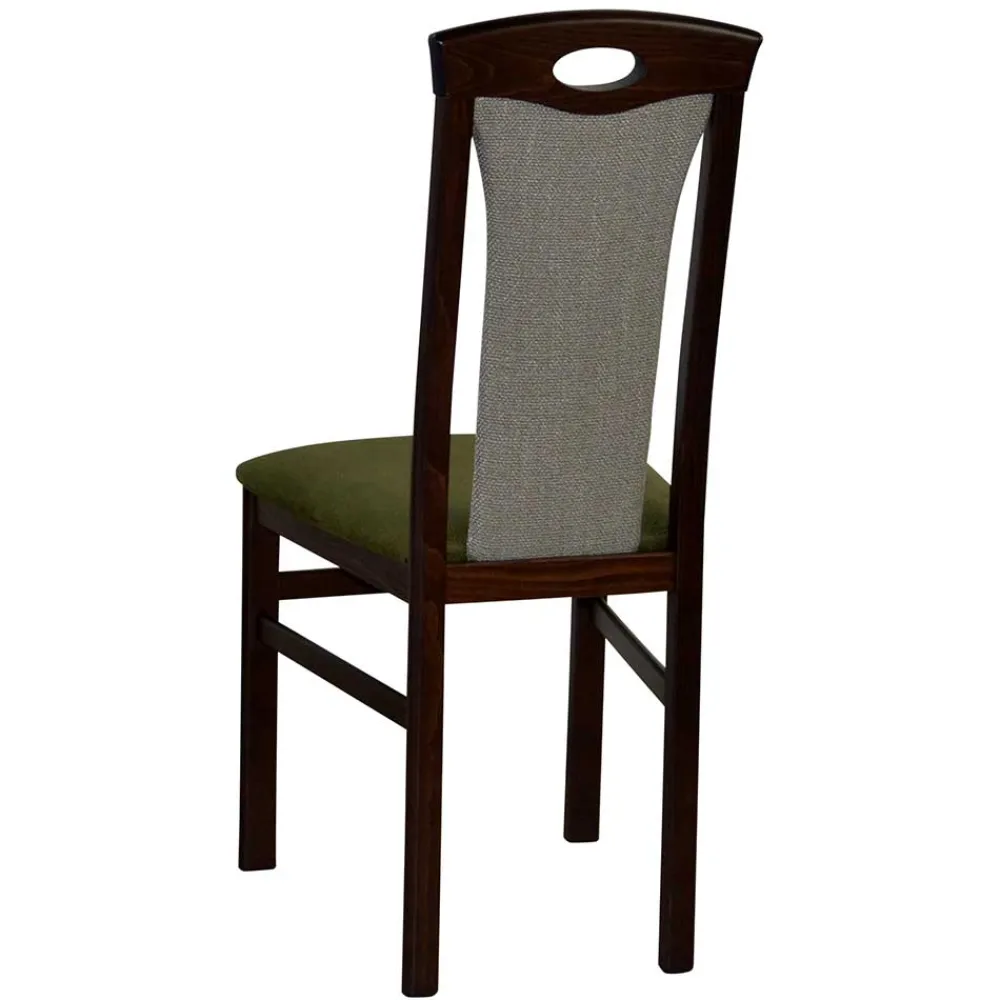 Wohnen Sitzgruppe<4 Stühle mit Tisch in Nussbaum - Sutra (fünfteilig)