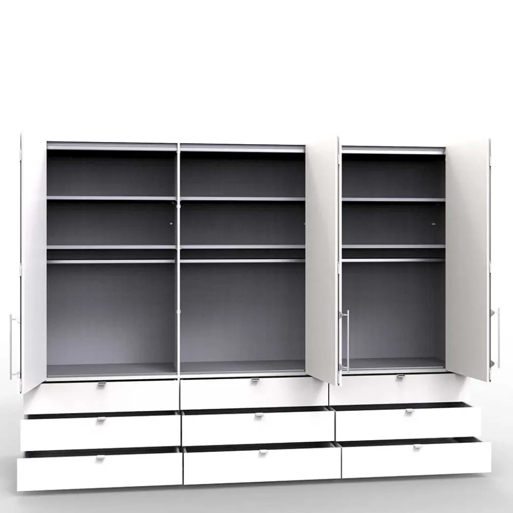 Wohnen Kleiderschränke<1A Kleiderschrank mit Falttüren & Schubladen - Zidarie