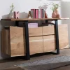 Wohnen Sideboards<Abgefahrenes Design Sideboard aus Akazie - Lussina