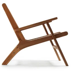 Wohnen Sessel<Akazie Holzsessel mit Rattan Geflecht - Foglia