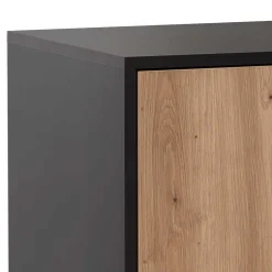 Wohnen Regale<Akten Schrank und Regal Kombi - Evasilica (zweiteilig)