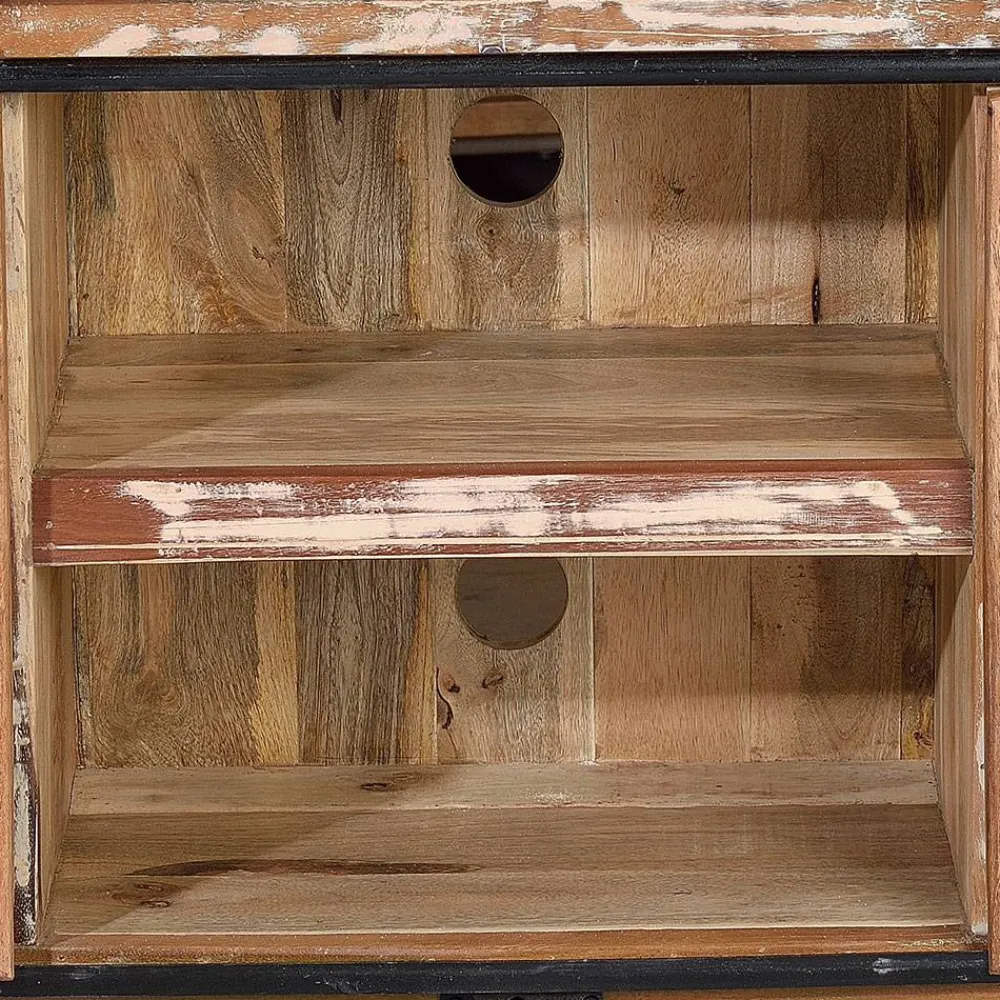 Wohnen Tv & Hifi-Möbel|Lowboards<Altholz TV Board mit zwei Schiebetüren - Jevilia