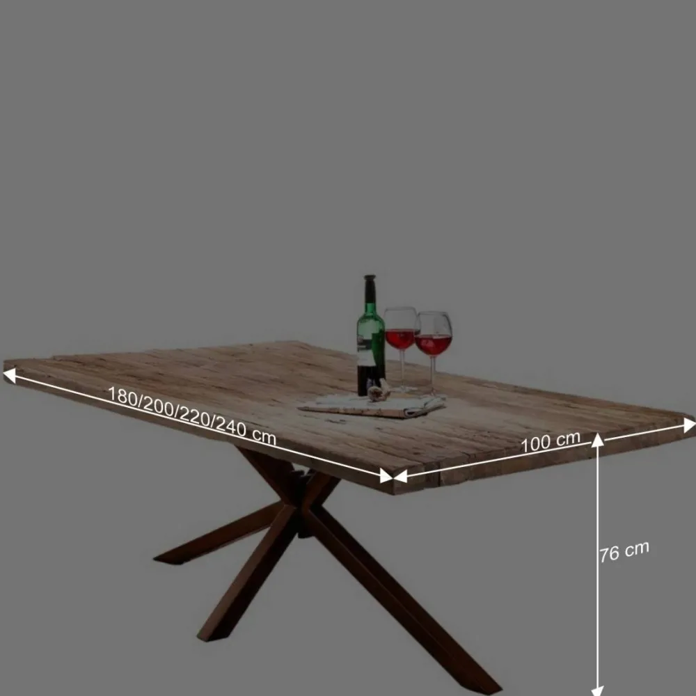Wohnen Tische<Altholztisch aus Teak Massivholz - Dattilon