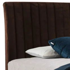 Wohnen Betten<Amerikanisches Bett - Boxspring - in Dunkelbraun - Pianona