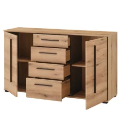 Wohnen Wohnwände<Anbauwand Möbel Set - Brocus (vierteilig)