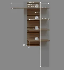 Wohnen Wohnwände<Anbauwand Möbel Set - Niam (dreiteilig)