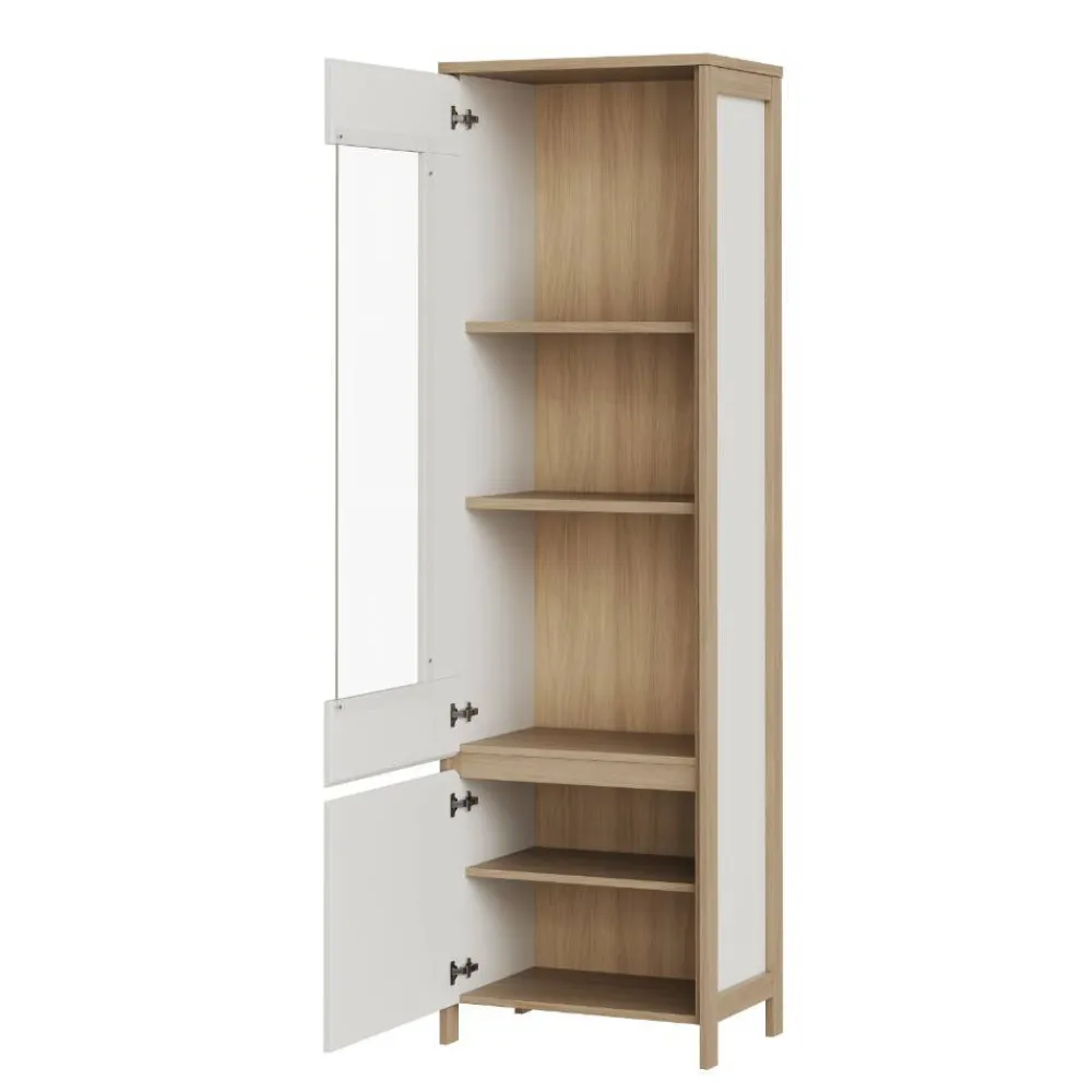 Wohnen Wohnwände<Anbauwand-Möbelset in Weiß - Ovidio (dreiteilig)