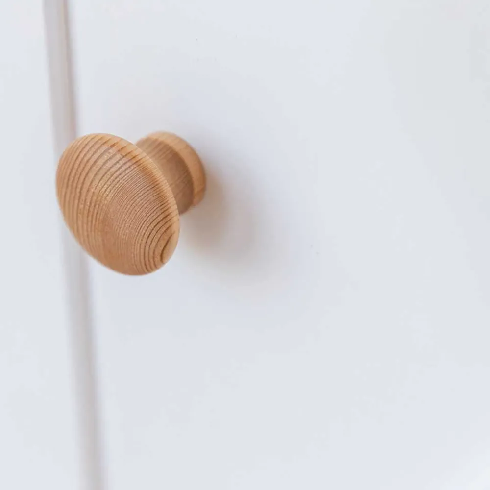 Wohnen Sideboards<Anrichte in Weiß und Kiefer Natur - Saluts