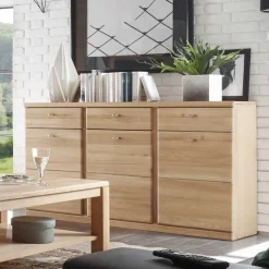 Wohnen Sideboards<Anrichte Smonia aus Wildeiche Bianco