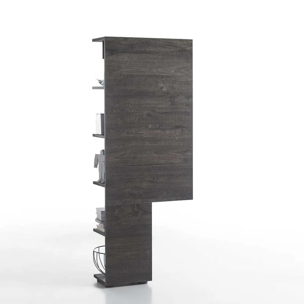 Wohnen Tv & Hifi-Möbel|Regale<Anstellregal Element Riconia in Wenge Braun