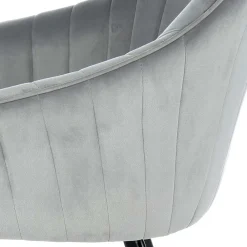 Wohnen Stühle<Armlehenstühle in Silber Grau - Ashento (2er Set)