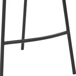 Wohnen Hocker<Armlehnen Barstuhl in Taupe & Schwarz - Paigton