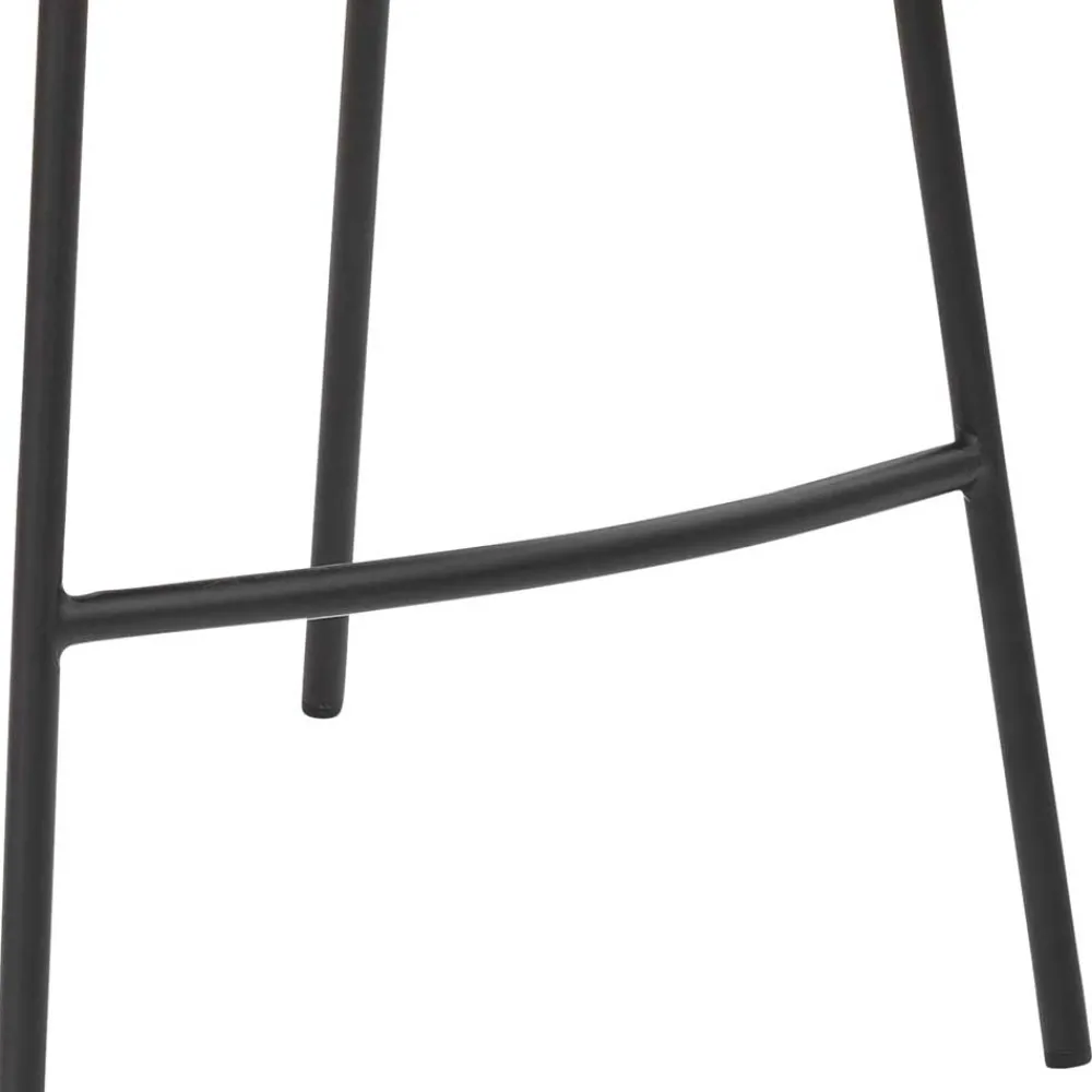 Wohnen Hocker<Armlehnen Barstuhl in Taupe & Schwarz - Paigton