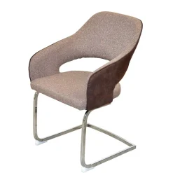 Wohnen Sessel<Armlehnen Schwingstühle in Braun - Rene (2er Set)