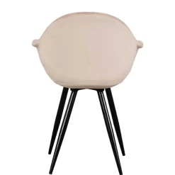 Wohnen Stühle<Armlehnenstühle in Beige Samtbezug - Imperia (2er Set)