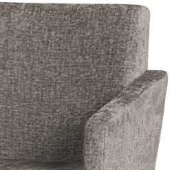 Wohnen Stühle<Armlehnenstuhl in Taupe Webstoff - Kalindo (2er Set)