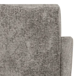 Wohnen Stühle<Armlehnenstuhl in Taupe Webstoff - Kalindo (2er Set)