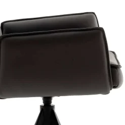 Wohnen Hocker<Armlehnen-Tresenstühle aus Echtleder - Delamaro (2er Set)