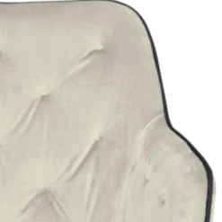 Wohnen Stühle<Armlehner Polsterstuhl in Creme Samt - Pape
