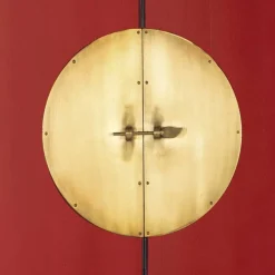 Wohnen Vitrinen<Asia Design Schrank in Rot Massivholz - Iscian