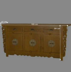 Wohnen Sideboards<Asia Style Sideboard in Ocker Gelb - Nelu