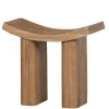 Wohnen Hocker<Asiatischer Hocker aus Paulownia massiv - Dualko
