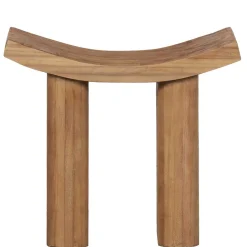 Wohnen Hocker<Asiatischer Hocker aus Paulownia massiv - Dualko