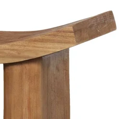 Wohnen Hocker<Asiatischer Hocker aus Paulownia massiv - Dualko