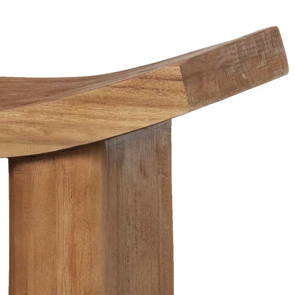 Wohnen Hocker<Asiatischer Hocker aus Paulownia massiv - Dualko