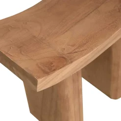 Wohnen Hocker<Asiatischer Hocker aus Paulownia massiv - Dualko