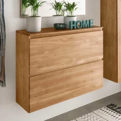 Wohnen Schränke<Asteiche Schuhschrank für die Wandmontage - Sotunes