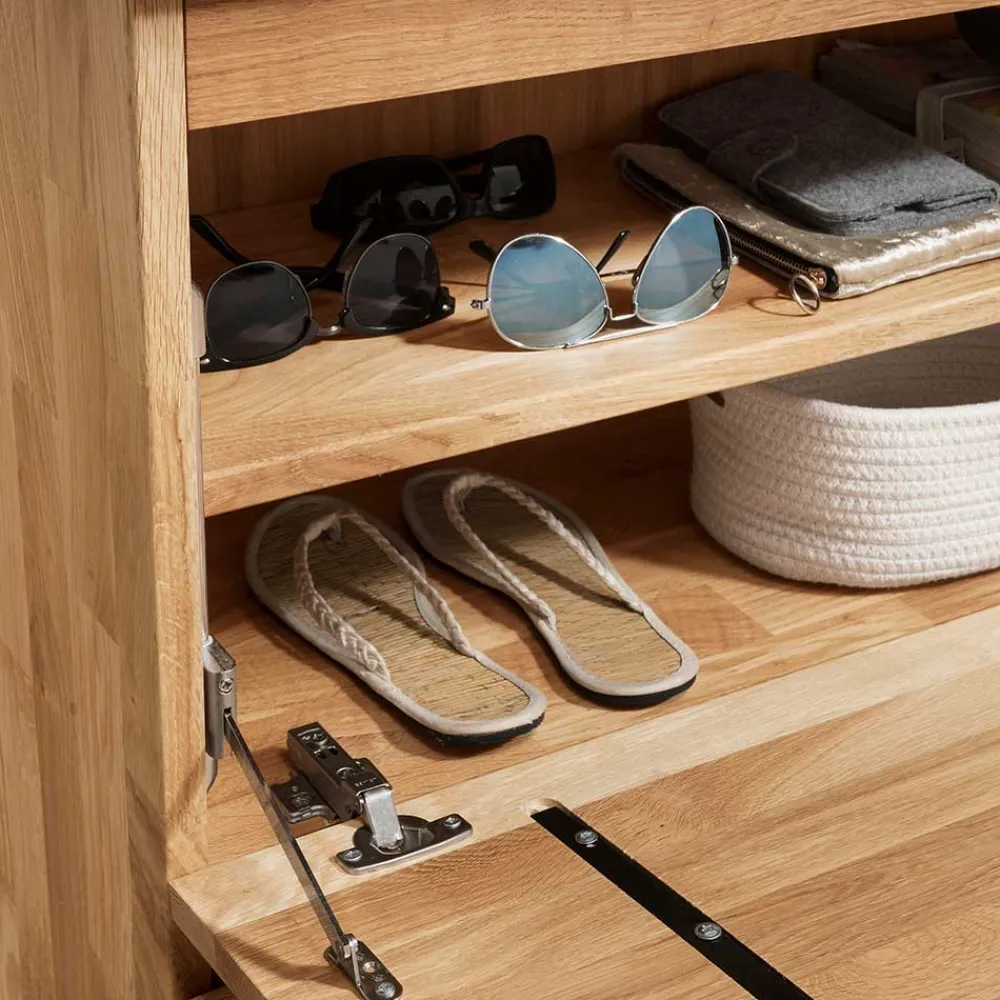 Wohnen Schränke<Asteiche Schuhschrank für die Wandmontage - Sotunes