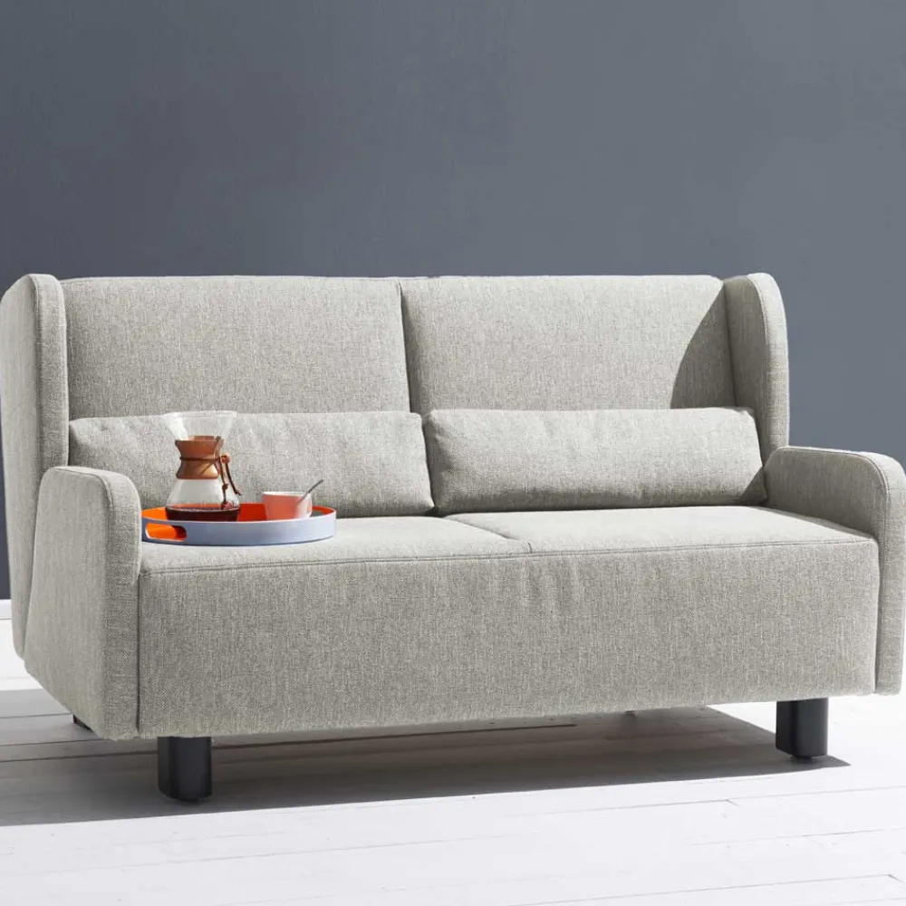 Wohnen Sofas<Ausklappbare Stoffcouch in Beige - Bondio