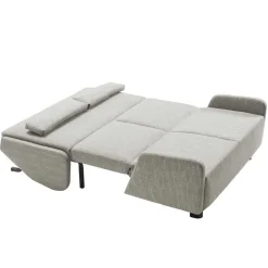 Wohnen Sofas<Ausklappbare Stoffcouch in Beige - Bondio