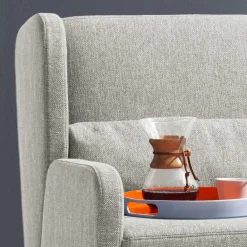 Wohnen Sofas<Ausklappbare Stoffcouch in Beige - Bondio