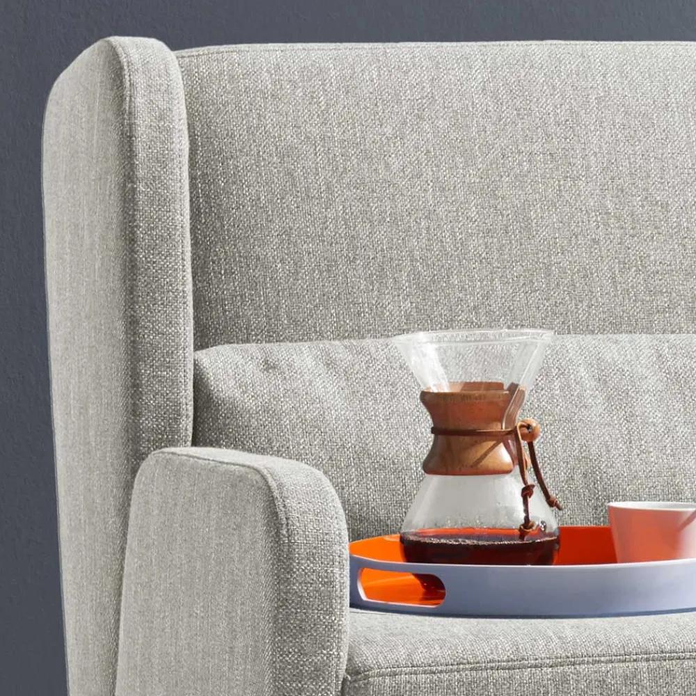 Wohnen Sofas<Ausklappbare Stoffcouch in Beige - Bondio
