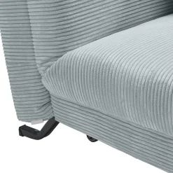 Wohnen Sofas<Ausklappbares Sofa aus Cord in Hellblau - Rachel