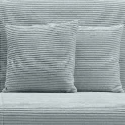 Wohnen Sofas<Ausklappbares Sofa aus Cord in Hellblau - Rachel