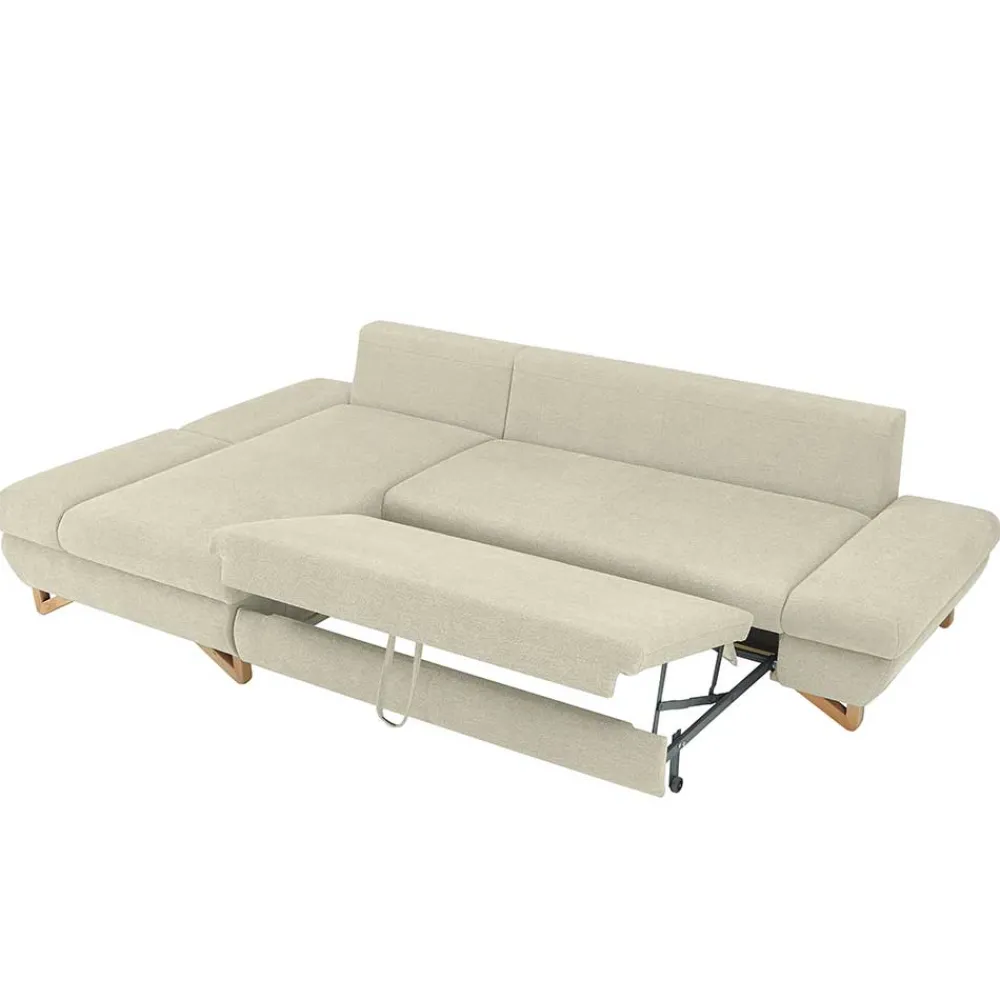 Wohnen Betten|Sofas<Ausziehbare Eckcouch mit Schlaffunktion - Baonga