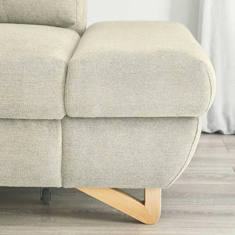 Wohnen Betten|Sofas<Ausziehbare Eckcouch mit Schlaffunktion - Baonga