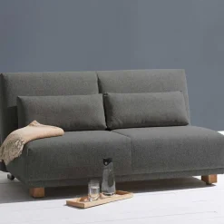 Wohnen Betten|Sofas<Ausziehbares Schlafsofa in Grau Stoff - Kioto