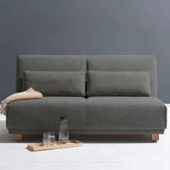 Wohnen Betten|Sofas<Ausziehbares Schlafsofa in Grau Stoff - Kioto