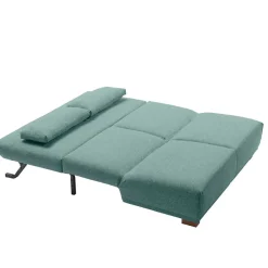 Wohnen Betten|Sofas<Ausziehsofa in Petrol & Eiche - Olzaia