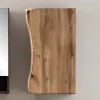 Wohnen Schränke<Bad Hängeschrank in Baumkante Wildeiche Optik - Breznia