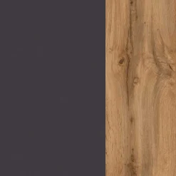 Wohnen Schränke<Bad Hängeschrank in Baumkante Wildeiche Optik - Breznia
