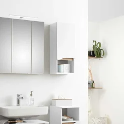 Wohnen Schränke<Bad Hängeschrank mit Fach und Tür - Zenata