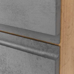 Wohnen Schränke<Bad Hochschrank in Beton & Holz Dekor - Mia