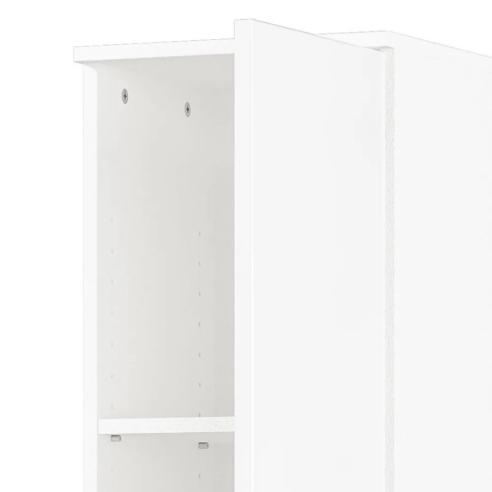 Wohnen Schränke<Bad Hochschrank in Weiß Hochglanz - Loeesa