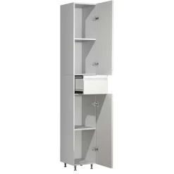Wohnen Schränke<Bad Hochschrank in Weiß modern - Departo