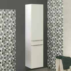 Wohnen Schränke<Bad Hochschrank mit Schublade & 2 Türen - Livendas